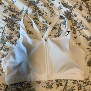 Gymshark Zip Up Training Sports Bra